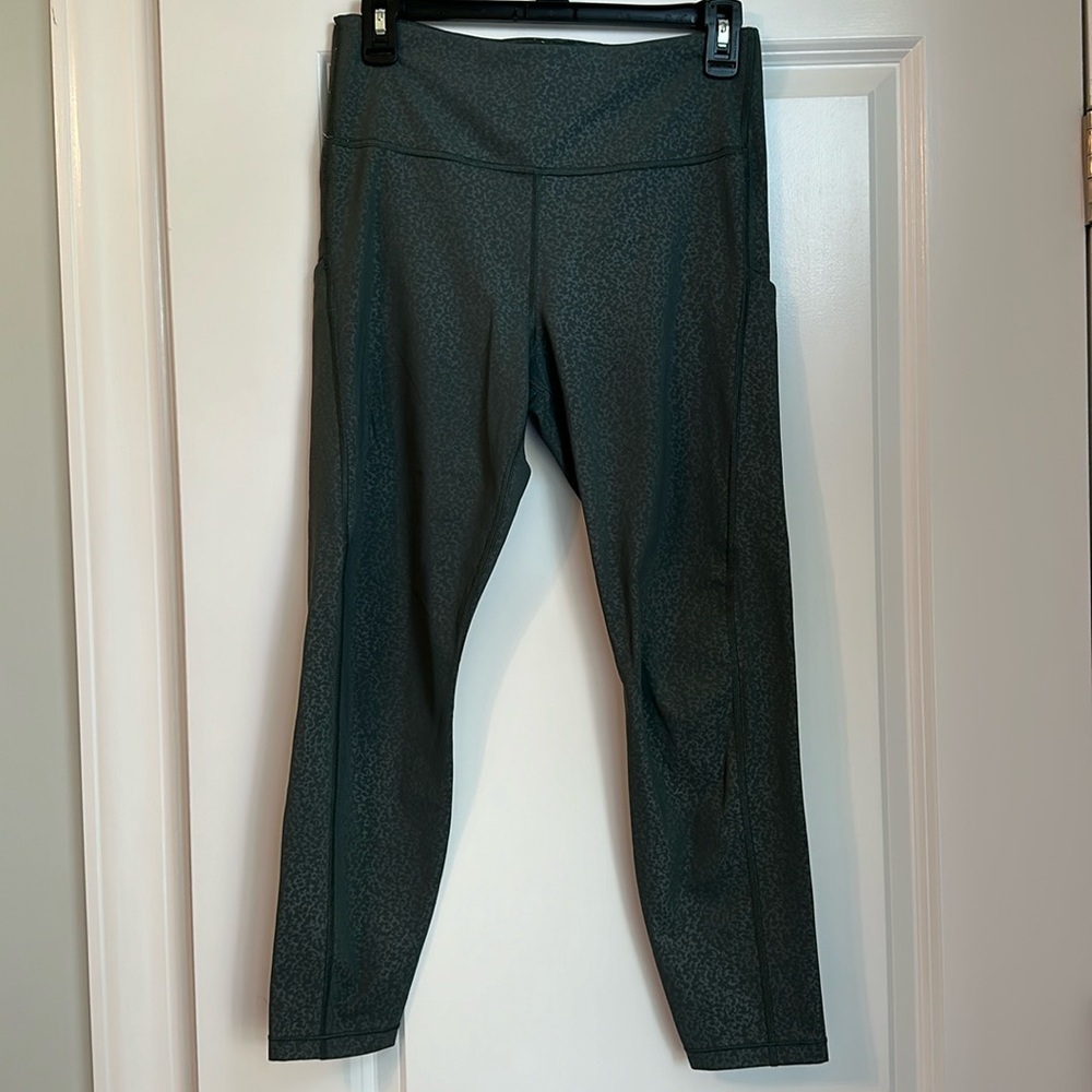 green athleta leggings